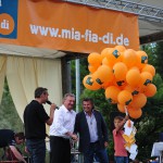 Schirmherr Landrat Franz Meyer mit Andy Borg und Oliver Robl