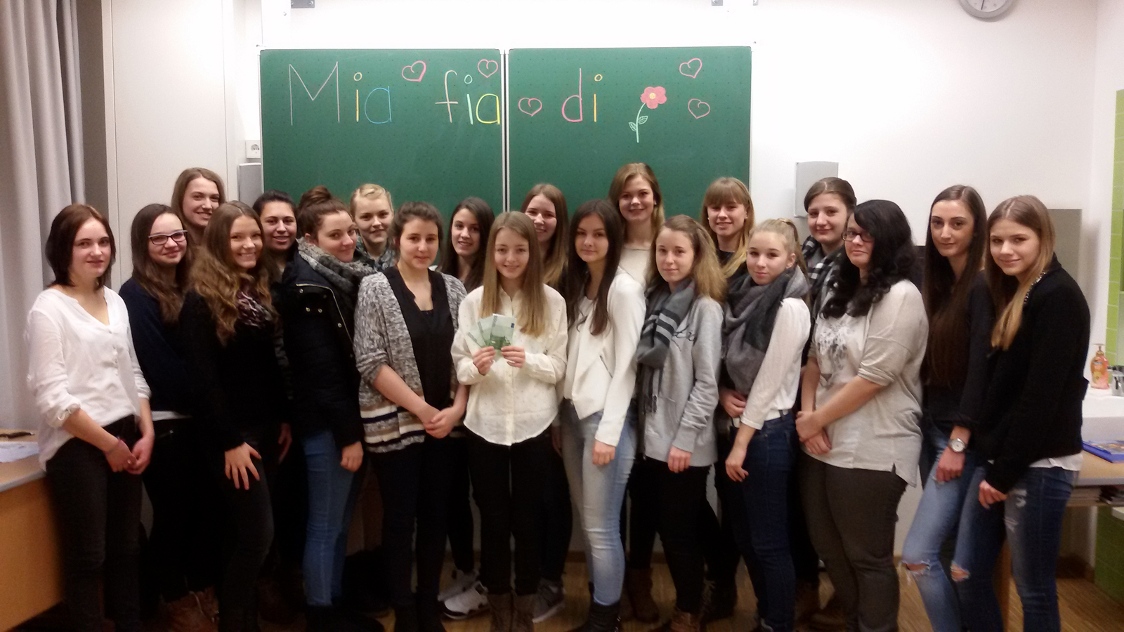 Gisela Realschule R10a_Spende